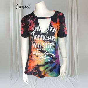 Smooth As Tennessee Whiskey Graphic Women's Top Small